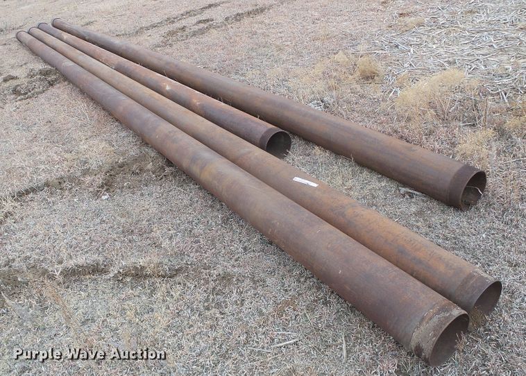 image for item EL9071 (4) joints of 8" diameter pipe