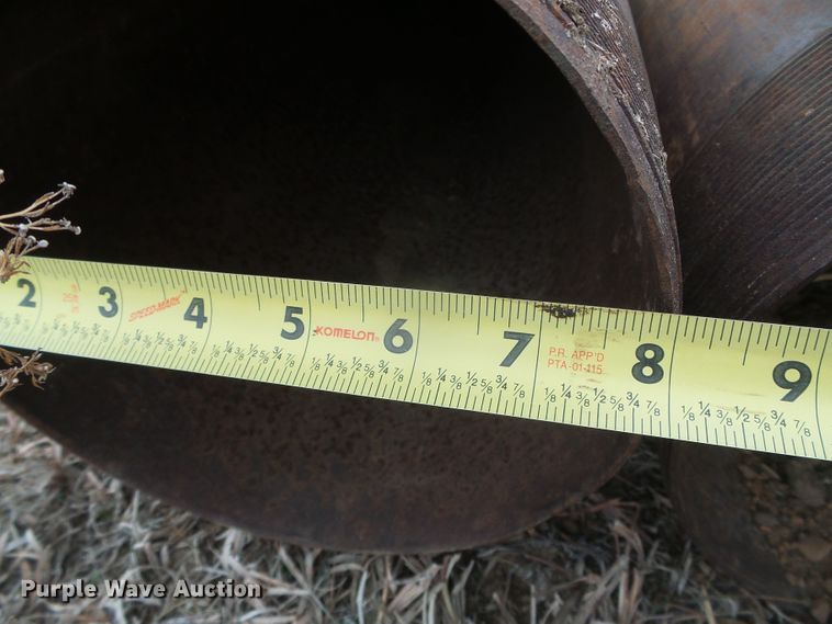 image for item EL9071 (4) joints of 8" diameter pipe