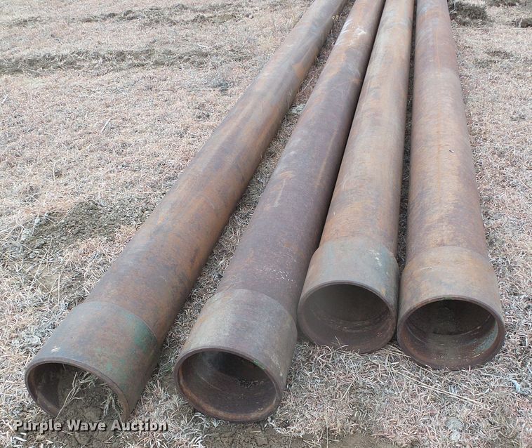 image for item EL9071 (4) joints of 8" diameter pipe