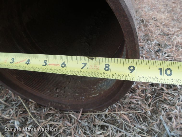 image for item EL9071 (4) joints of 8" diameter pipe