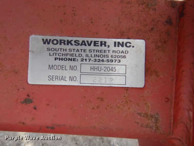 image for item ER9839 WorkSaver hay bale unroller