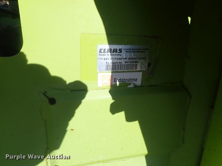 image for item GF9620 2006 Claas RU600 rotary forage head