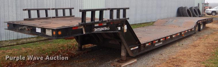 image for item DH6309 1995 Trail-Eze DHT6049WS drop deck equipment trailer