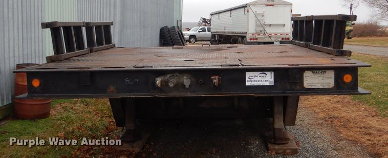 image for item DH6309 1995 Trail-Eze DHT6049WS drop deck equipment trailer