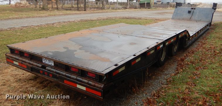 image for item DH6309 1995 Trail-Eze DHT6049WS drop deck equipment trailer