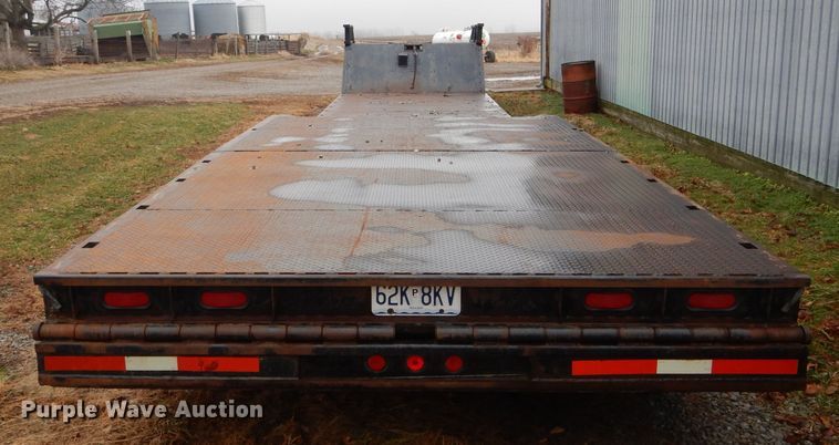 image for item DH6309 1995 Trail-Eze DHT6049WS drop deck equipment trailer