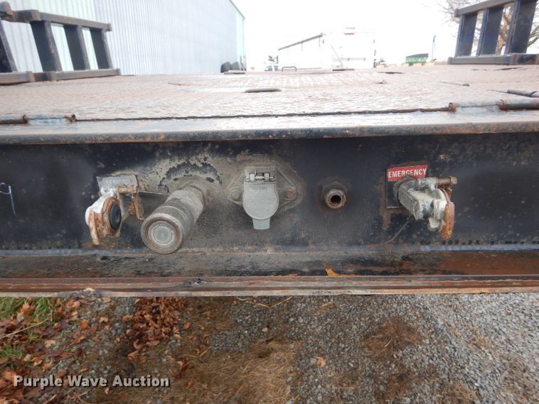 image for item DH6309 1995 Trail-Eze DHT6049WS drop deck equipment trailer