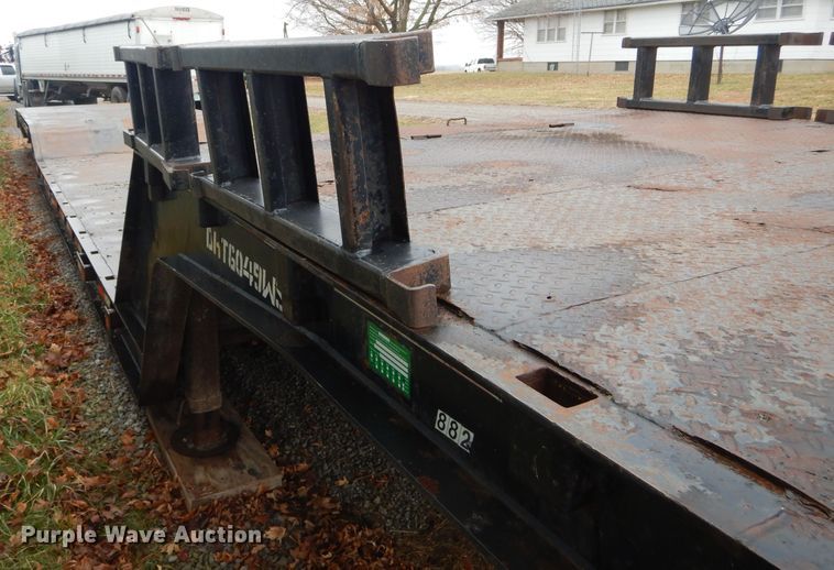 image for item DH6309 1995 Trail-Eze DHT6049WS drop deck equipment trailer