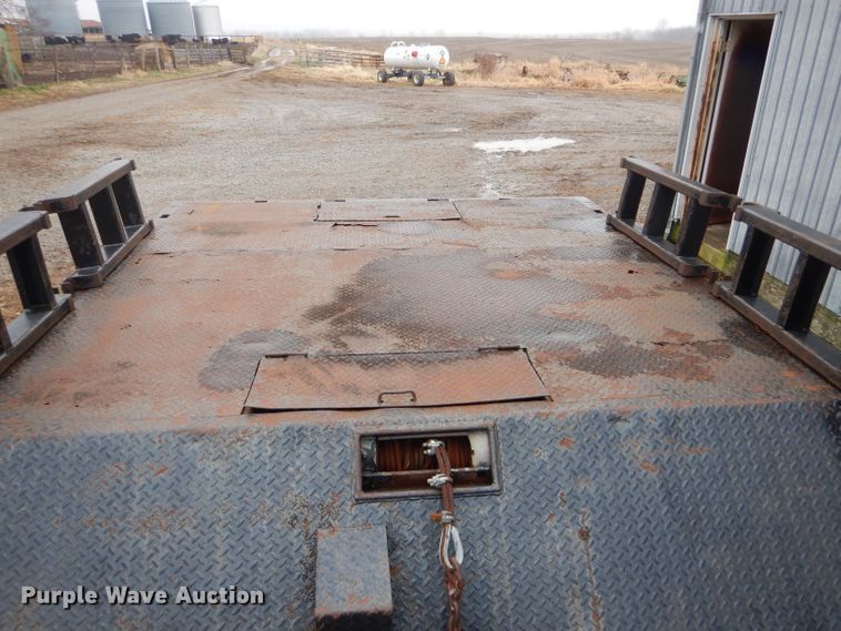 image for item DH6309 1995 Trail-Eze DHT6049WS drop deck equipment trailer