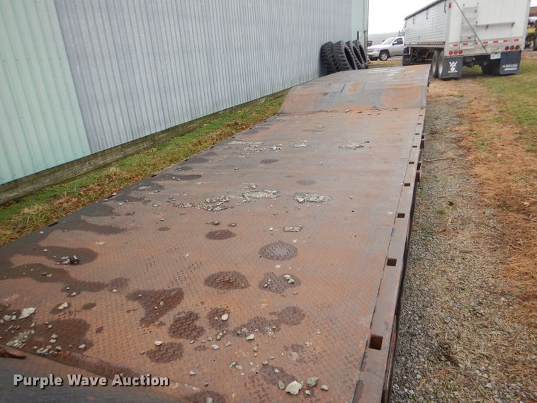 image for item DH6309 1995 Trail-Eze DHT6049WS drop deck equipment trailer