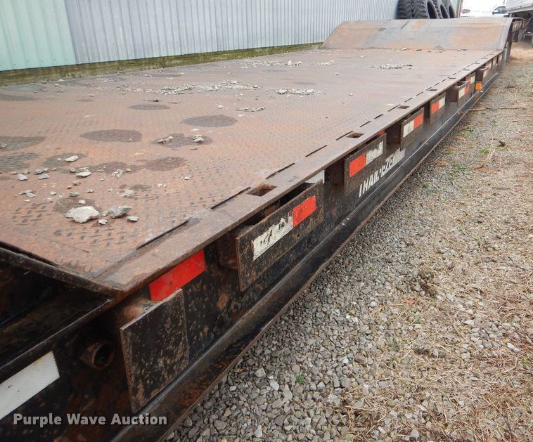 image for item DH6309 1995 Trail-Eze DHT6049WS drop deck equipment trailer