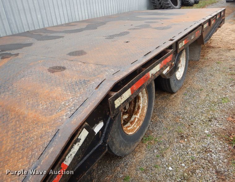 image for item DH6309 1995 Trail-Eze DHT6049WS drop deck equipment trailer