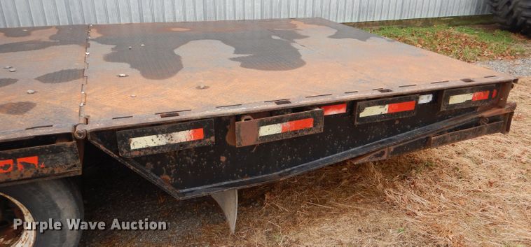 image for item DH6309 1995 Trail-Eze DHT6049WS drop deck equipment trailer