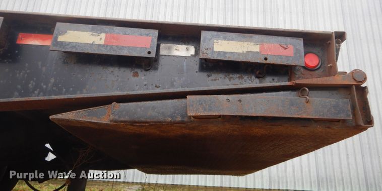image for item DH6309 1995 Trail-Eze DHT6049WS drop deck equipment trailer