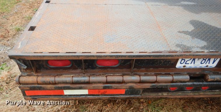 image for item DH6309 1995 Trail-Eze DHT6049WS drop deck equipment trailer