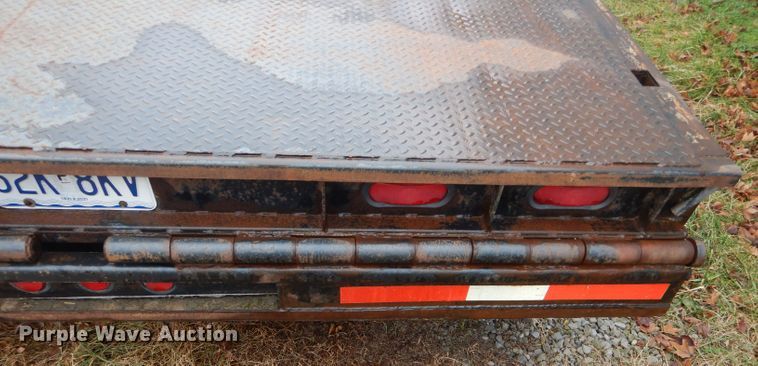 image for item DH6309 1995 Trail-Eze DHT6049WS drop deck equipment trailer