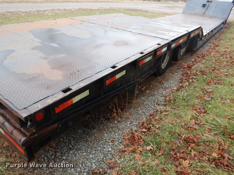 image for item DH6309 1995 Trail-Eze DHT6049WS drop deck equipment trailer