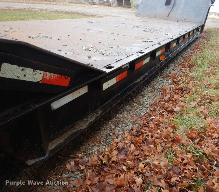 image for item DH6309 1995 Trail-Eze DHT6049WS drop deck equipment trailer