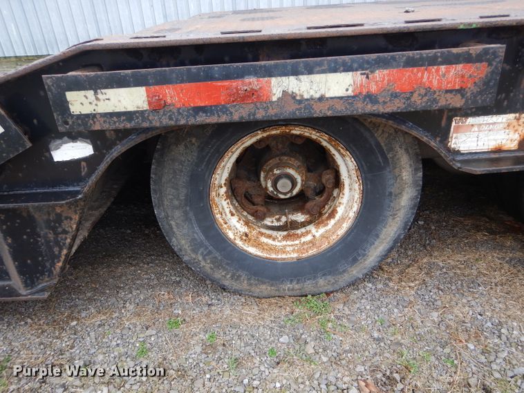 image for item DH6309 1995 Trail-Eze DHT6049WS drop deck equipment trailer