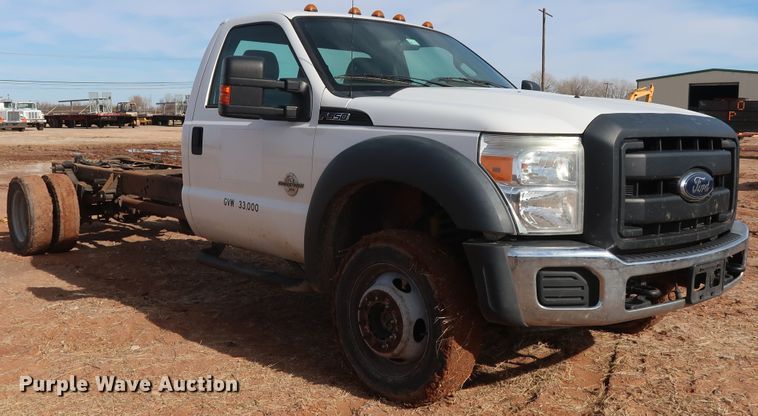 image for item GD9914 2012 Ford F550 Super Duty XL truck cab and chassis
