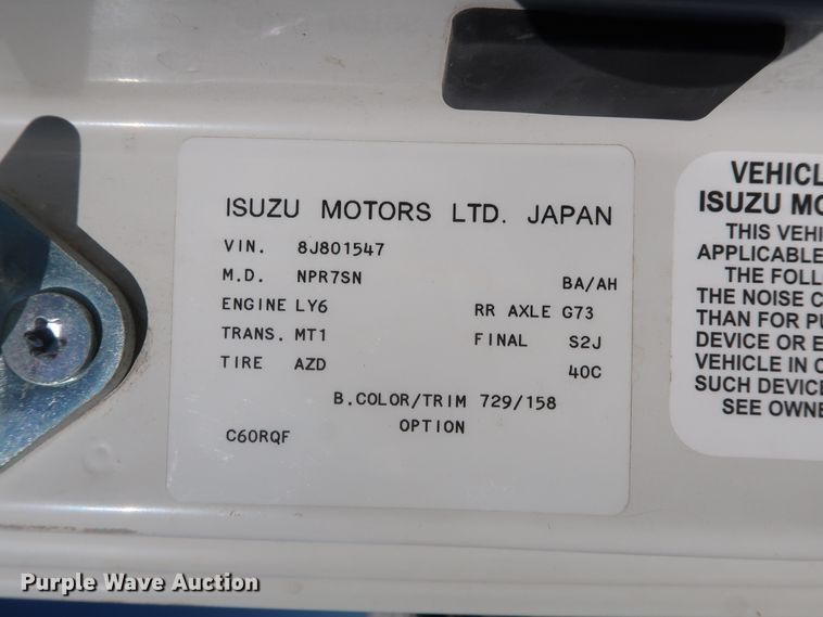 image for item GD9918 2008 GMC W4500 truck cab and chassis