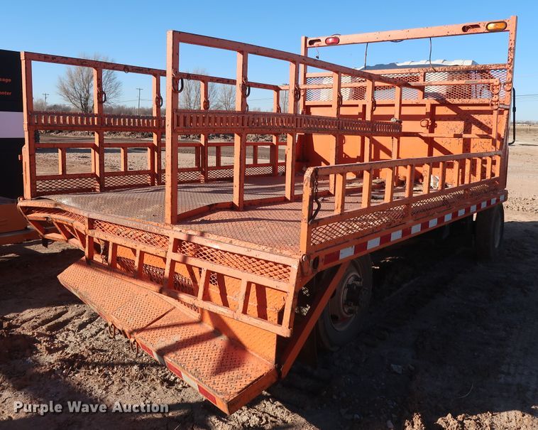 image for item GD9921 2015 Isuzu NPR flatbed truck