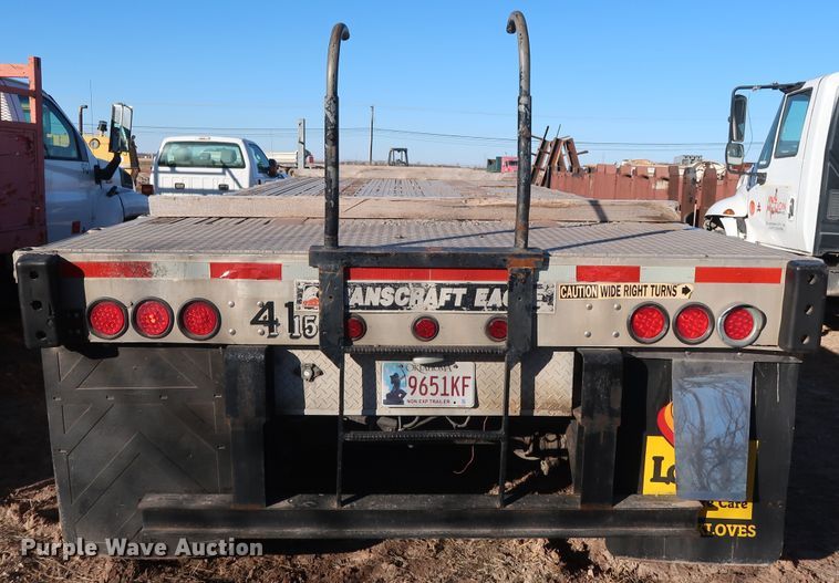 image for item GD9925 1998 Transcraft Eagle W2 Super-Beam 4 flatbed trailer