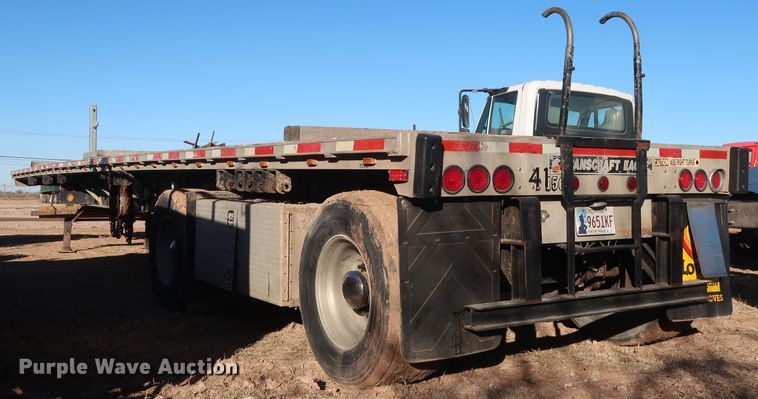 image for item GD9925 1998 Transcraft Eagle W2 Super-Beam 4 flatbed trailer