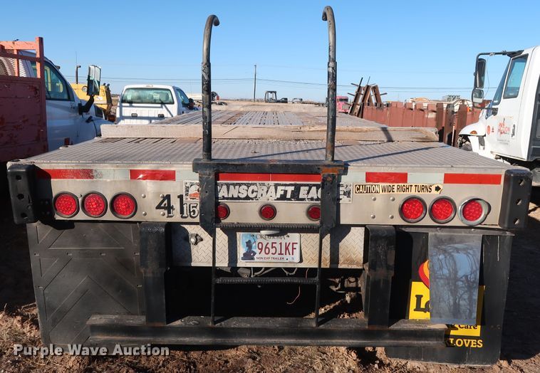 image for item GD9925 1998 Transcraft Eagle W2 Super-Beam 4 flatbed trailer