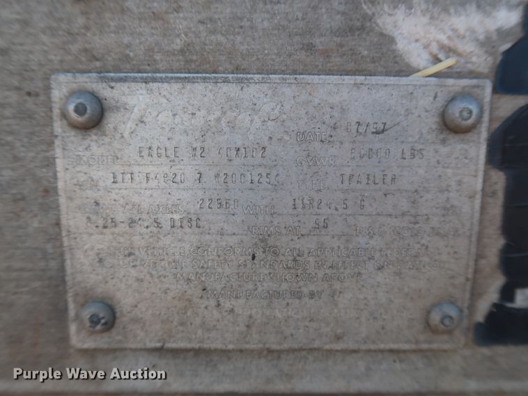 image for item GD9925 1998 Transcraft Eagle W2 Super-Beam 4 flatbed trailer