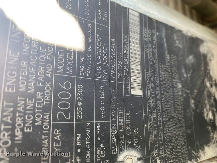 image for item DF6621 2007 International 4300 bucket truck