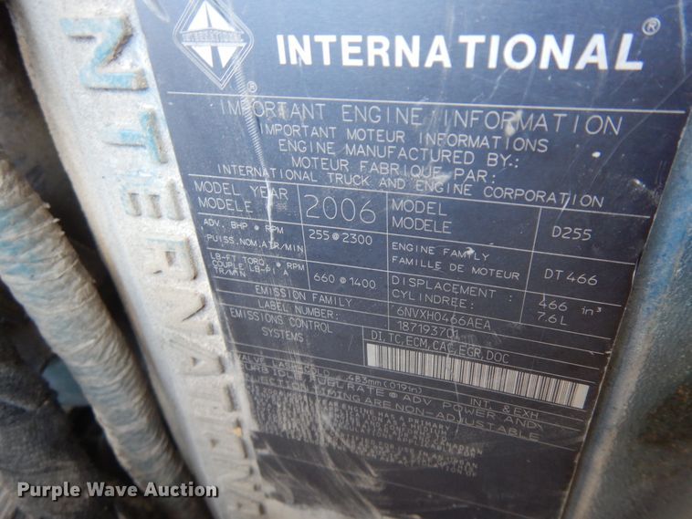 image for item DF6622 2007 International 4300 bucket truck