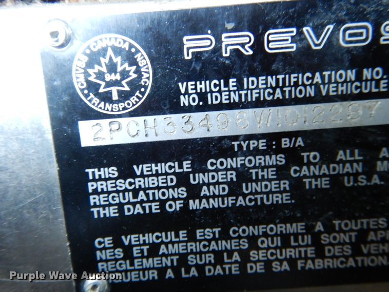 image for item DG5899 1998 Prevost coach bus