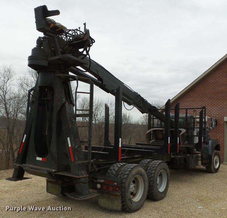 image for item DH7836 1999 Mack DM690S log loader truck