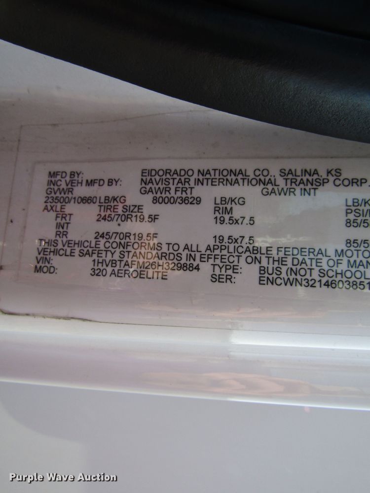 image for item DH8328 2006 International 3200 shuttle bus