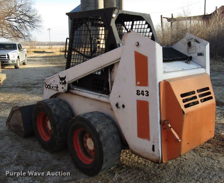 image for item DH8380 1989 Bobcat 843 skid steer