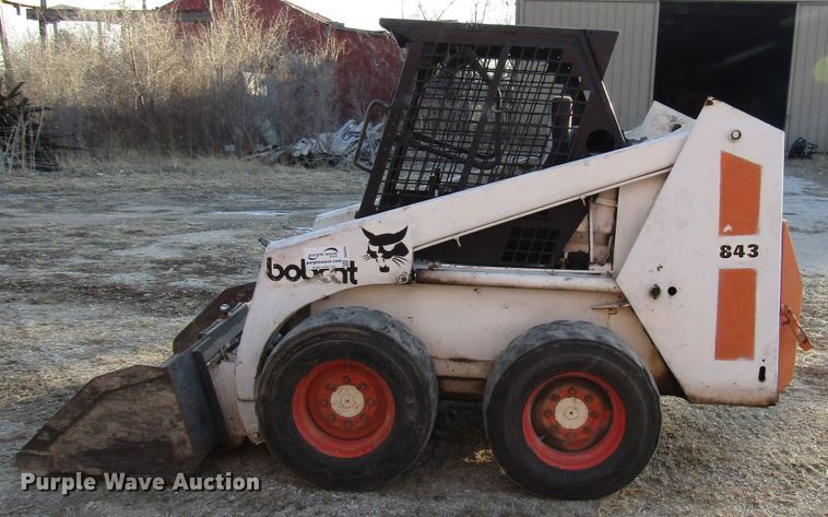 image for item DH8380 1989 Bobcat 843 skid steer