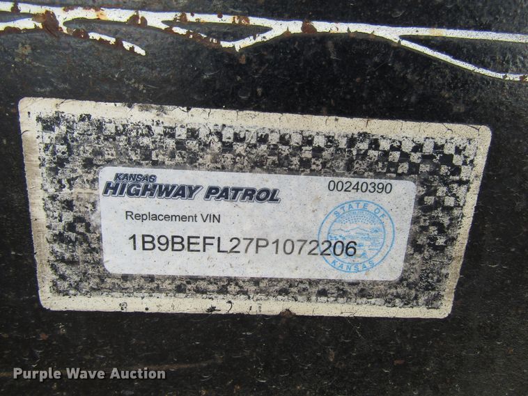 image for item DH8386 Blair equipment trailer