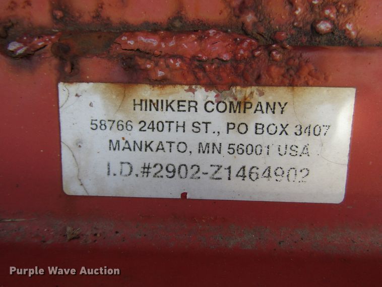 image for item DH8387 Hiniker 9'W snow plow