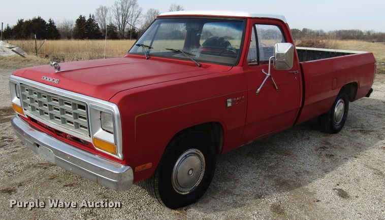 image for item DH8388 1983 Dodge D150 pickup truck