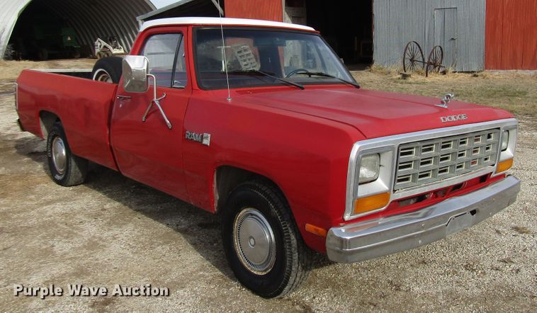 image for item DH8388 1983 Dodge D150 pickup truck