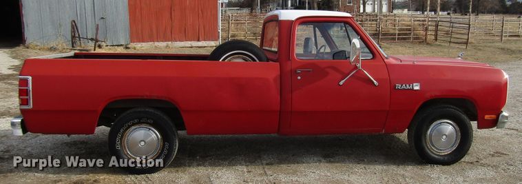 image for item DH8388 1983 Dodge D150 pickup truck