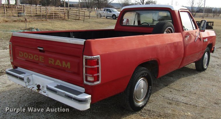 image for item DH8388 1983 Dodge D150 pickup truck