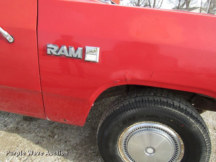 image for item DH8388 1983 Dodge D150 pickup truck