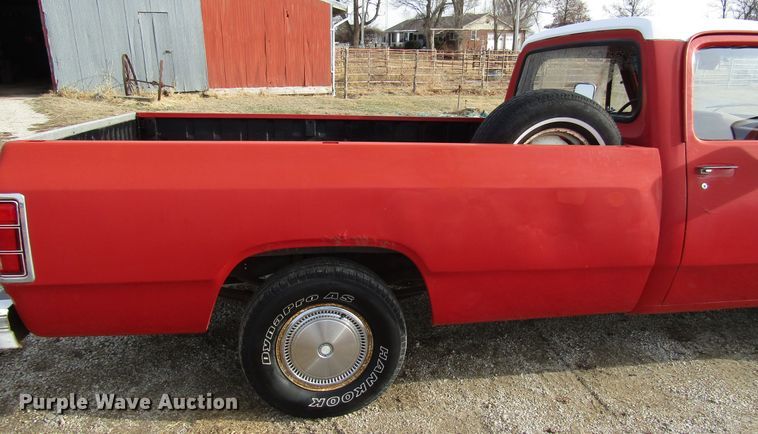 image for item DH8388 1983 Dodge D150 pickup truck