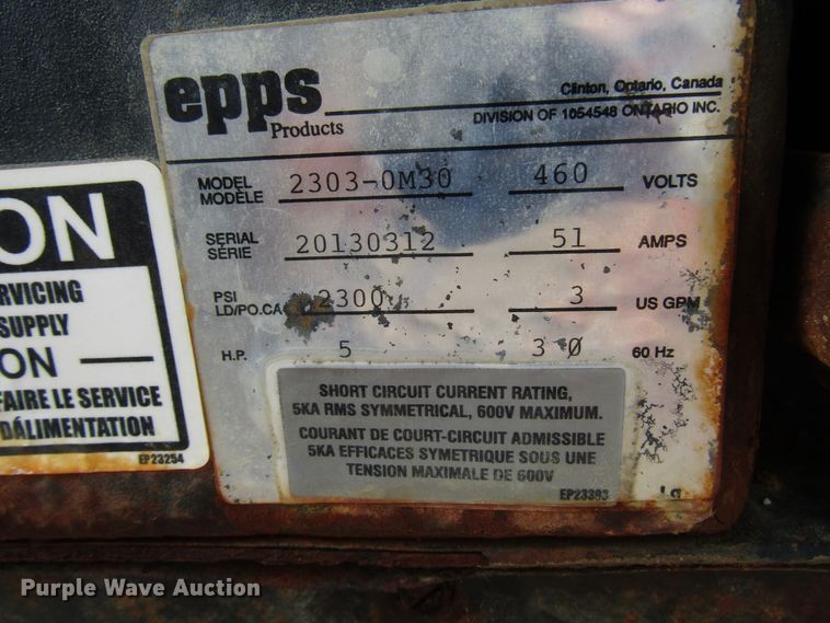 image for item DH8418 Powerhouse 2303-0M30 pressure washer