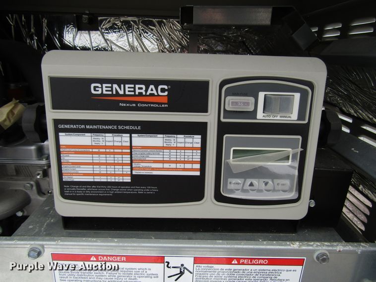 image for item DH8420 2014 Generac QT03624KNAX generator