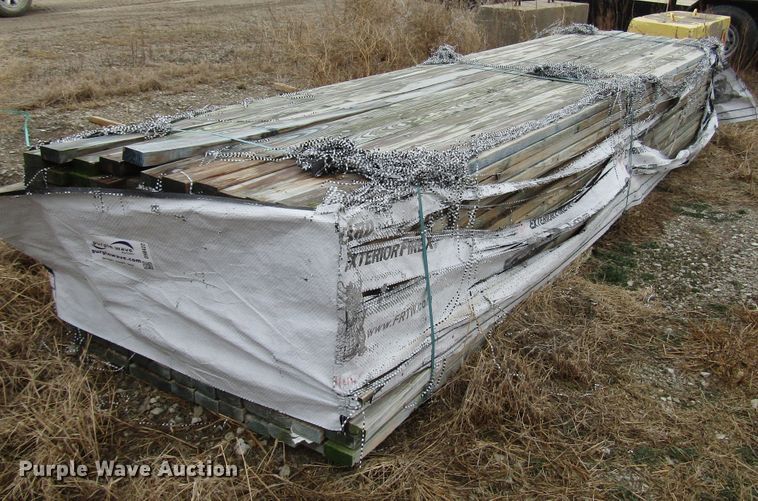 image for item DH8422 Approximately 192 pieces of treated lumber