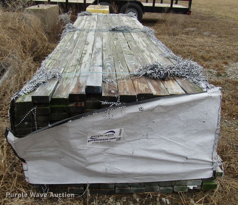 image for item DH8422 Approximately 192 pieces of treated lumber