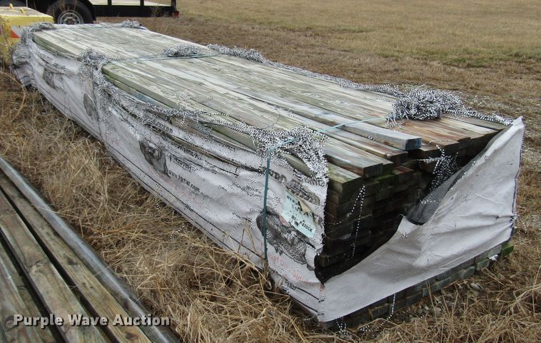 image for item DH8422 Approximately 192 pieces of treated lumber